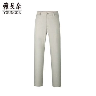 Youngor casual pants men's selection of high-quality long-staple cotton blended pants dp iron-free, wrinkle-resistant and deformation-resistant 2026 shopping mall same style khaki ycdp310601ywy 32 175/80a (2 feet 45) 82cm