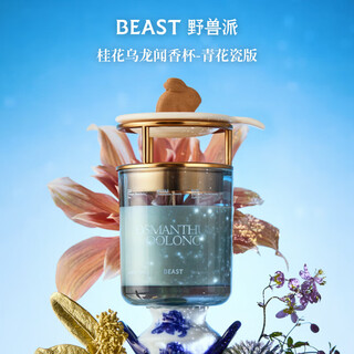 The beast channel limited osmanthus oolong exquisite cake stove gift box scented candle wedding gift birthday gift