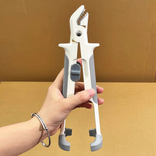 He jiagong electric oven plate remover japanese style ins shark anti-scalding plate remover bowl remover insulated oven oven clamp baking ins white one clamp for dual purpose *not applicable to irregular bowls and plates