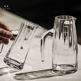 Fantasy new high-end crystal glass liquor dispenser for home high-end light luxury large and small red wine dispenser hotel straight prism 150mlx2 pieces