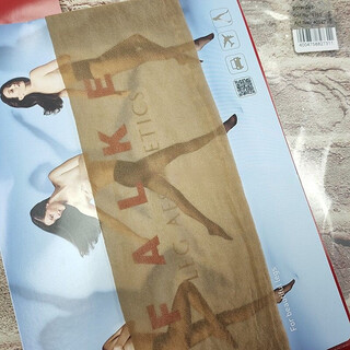 Falke german eagle falke shelina 12d coffee composite silk transparent invisible stockings pantyhose xl powder skin color m 0s (149-163c)