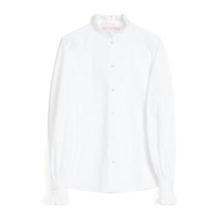 Valentino (valentino) women's shirt breathable and comfortable cotton white daily commuting top simple white one size | it-42