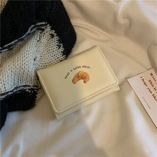 Domestic products carefully selected new yellow toast ns cute milk yellow short wallet korean version cartoon 30% off student coin purse croissant