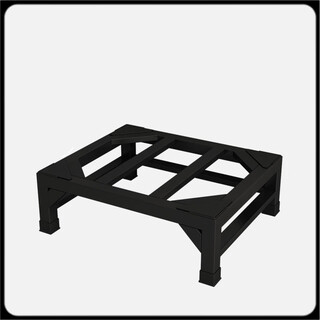 Yong huan washing machine foot washing machine base heightening bracket drum pulsator dryer universal support bracket moisture-proof width 40 * depth 40 * height 20 thickened black 1 layer