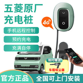 Wuling binguo charging pile hongguang mini macaron baojun original manufacturer home charging pile 3.5/7kw car charger original 3.5kw-app network model can be remote