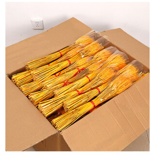 Golden barley wholesale wheat ear dried flower bouquet plant decoration opening flower shop flower arrangement flower basket ornament photography dried flowers 100 counts in bags (there is an error in 10,000 pieces) dried branches