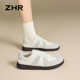 Zhr dexun shoes women's 2026 new retro style sports women's shoes versatile sneakers women m663 beige 37