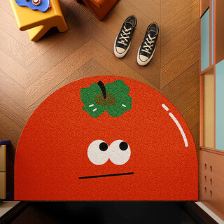 Nolin new year of the horse entry floor mat 2026 new year of the horse floor mat advanced semi-circle entrance door mat red festive entrance mat daidai shi can cut the wire circle-semi-circle 120cm*180cm door size