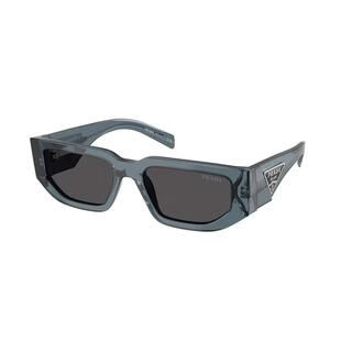 Prada men's sunglasses uv protection can be matched with myopia lightweight wear clear vision rectangular frame black sun visor 17t08z transparent ocean 55-17-140