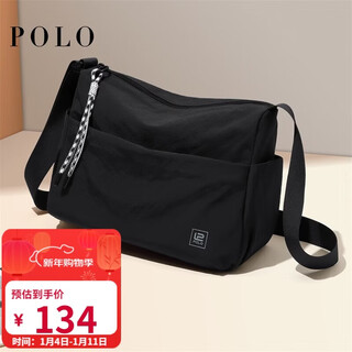 Polo shoulder bag men's lightweight crossbody bag men's and women's sports shoulder bag outdoor cycling bag 12.9-inch ipad mobile phone bag