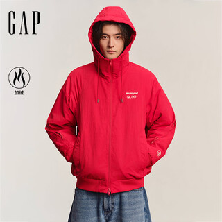Gapx chinese peking opera new singing-good luck series men's 2026 spring hoodie 893704 red m (170/92a) asian size