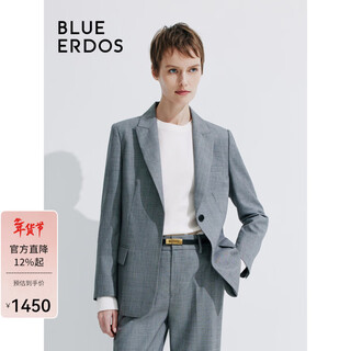 Blue erdos blazer suit for women early spring commuting business floral gray jacket b245j1011 medium gray 170/88a/l