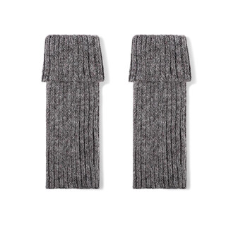 Pami gray socks for women spring and summer leg covers with shark pants socks knitted pile socks spring black calf socks gray-pack_(tube height 29cm) 1 pair one size fits all