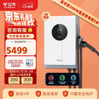 Bull new energy vehicle dc charging pile 380v is suitable for ideal tesla byd ji krypton weilai and other 20kw dc charging pile bluetooth version
