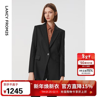 Langzi basic wardrobe wool light business blazer new suit