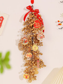 Xu shansi 2026 horse new year decoration door pendant festive garland spring festival new year arrangement supplies happy tree pendant indoor fortune fruit pendant caiyuan guangjin/regular style