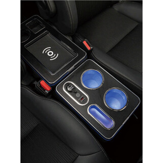 Gongma suitable for honda buwei hong kong version stepwgn rp8 hybrid special armrest box right titanium console modification special rp8 flip model black