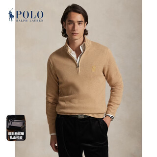 Polo ralph lauren men's 26th early spring new year series cotton sweater rl100607 200-camel m