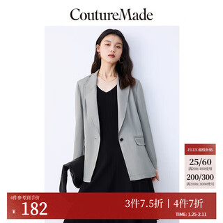 Veromoda suit new elegant temperament commuting loose solid color long-sleeved jacket for women e06 zhigeng green 165/84a/m