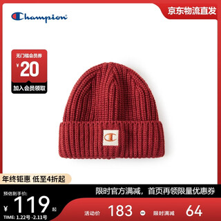 Champion american champion 2025 new knitted hat for men and women autumn and winter sports and leisure all-match hat 25fwh64