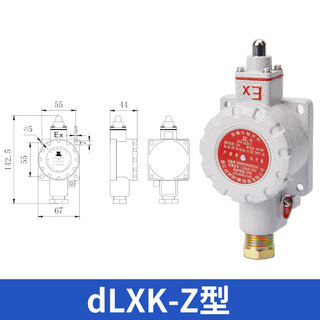 Explosion-proof travel switch lx5-15z/l/b/d/h/n bzx51 limit foot switch double pedal dlxk-10a dlxk-z type