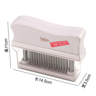 Счастливая разрыхлитель мяса с 48 зубьями, свиная отбивная, стейк, свиная игла, приготовленная на гриле, тендерайзер, тендерайзер для мяса, молоток для мяса, счастливый разрыватель сухожилий с 48 зубьями