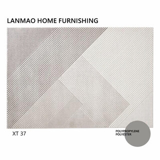 Golden lemon modern minimalist living room carpet wabi-sabi style simple light gray light luxury sofa high-end home bedroom floor mat line-37 1600mm*2300mm