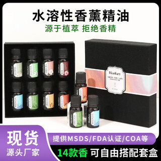 Shantou lincun cross-border essential oil set mint fragrance car humidification special fresh deodorant water 0-piece customized set
