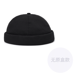 New era street hip-hop trend melon skin hat men and women same style couple versatile landlord hat black default one size f