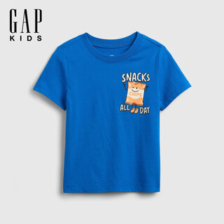 Gap boys 2026 spring new pure cotton creative printed short-sleeved t-shirt children's clothing us version 870066