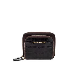 Dsquared2 (dsquared2) fw25 light luxury women's double zipper wallet brown one size