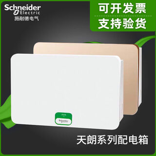 Schneider series home decoration strong electrical box, concealed assembly electrical box wiring box, switch box concealed (white) single row of 12