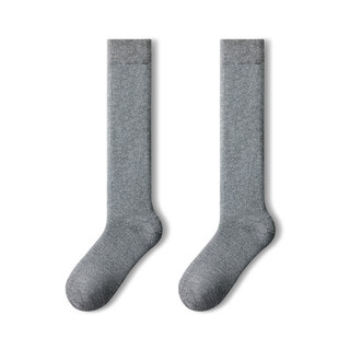 Pami calf socks for women in autumn and winter, slimming stockings, warm and velvet, thickened, non-falling, pile socks, high tube, brushed calf light gray - pack 1 pair, one size fits all, 36-39 yards, pile socks_do not slide down_do not tighten the legs