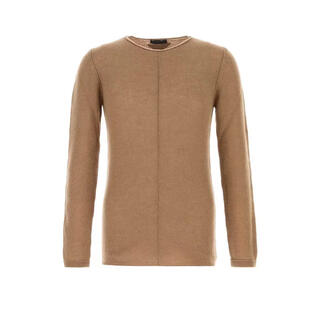 Prada men's sweater warm and soft camel autumn and winter daily knitting simple camel one size | 52