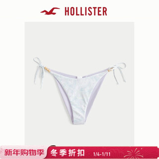 Hollister25 summer y2k sexy resort style beach bikini women's 311-5280 white print (bottoms) xxs
