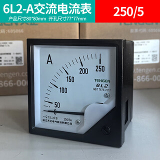 Tengen tianzheng 6l2-a ammeter 50/100/200/400/600/1000/5 ac pointer ammeter 6l2-a 250/5