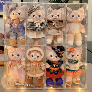 Yusenyi pendant storage box compartmented transparent storage box with lid desktop storage box 2110# enlarged cutout/simple model without lid