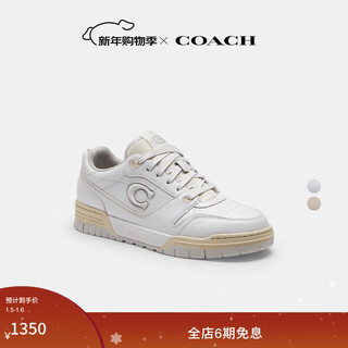 Coach gift celebrity style women's soho casual shoes bright white 36.5