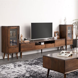 Fantasy tv cabinet coffee table living room tv cabinet storage side cabinet coffee table white 1.5 dining table all solid wood