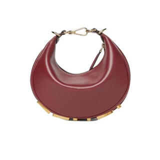 Fendi (fendi) women's handbag can be carried in hand or carried on the shoulder. detachable shoulder strap can hold mobile phones. leather material red red 00