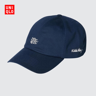 Uniqlo men's and women's ut keith haring uv protection hat sun protection hat 481633 478308 481633/69 navy one size (56-62 cm)