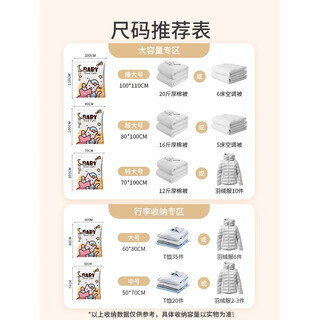 Pupan vacuum compression bag household clothes and quilts storage bag suitcase special bag for down jackets, clothes and quilts size comparison table makes choice easier hot selling packages 3 extra large 2 extra large 3 large 2 medium