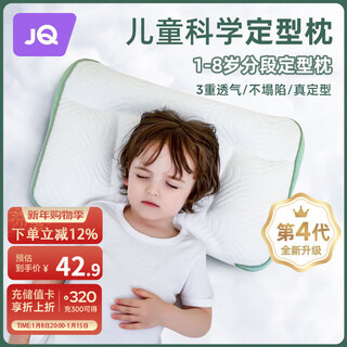 Joyncleon baby pillow 1-3 years old children's neck pillow absorbs sweat, breathable and shaped growth pillow jzt141271