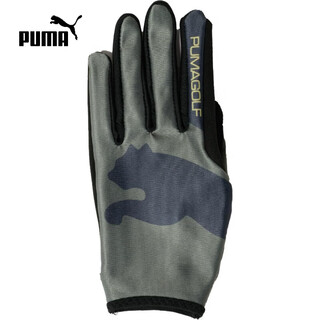 Puma japan direct mail puma sports gloves 04210902 men's knitted golf left hand glove gray green left hand only l