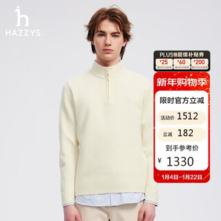 Hazzys men's clothing london fashion week autumn and winter wool sweater men's zipper sweater abyzd0bddf1