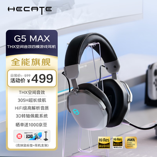 Edifier (edifier) hecate g5 max wireless version 2.4g wired bluetooth four-mode thx sound effect headset e-sports game computer wireless dedicated delta fps chicken white