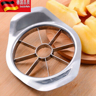 Tuojin stainless steel apple cutting tool large multi-function fruit separation core peeling tool household stainless steel fruit splitter*2