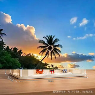 Yusenyi ax can blind box storage display stand transparent dustproof acrylic hand-made building block display cabinet bubble mart suitable for large building blocks 1 pack (adjustable building block base 14 pieces) upgraded anti-scratch and free of safety