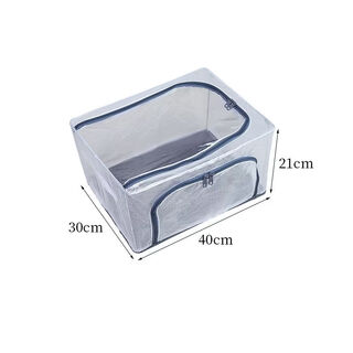 Fantasy home shoe storage box transparent shoe rack dust-proof dormitory bed bottom shoe box dust-proof folding shoe rack for shoes double window 25l (40*30*21cm) dust-proof and moisture-proof 1 pack