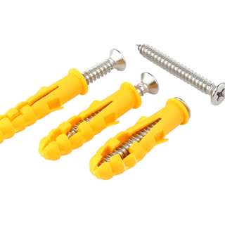 Expansion plug self-tapping screw set